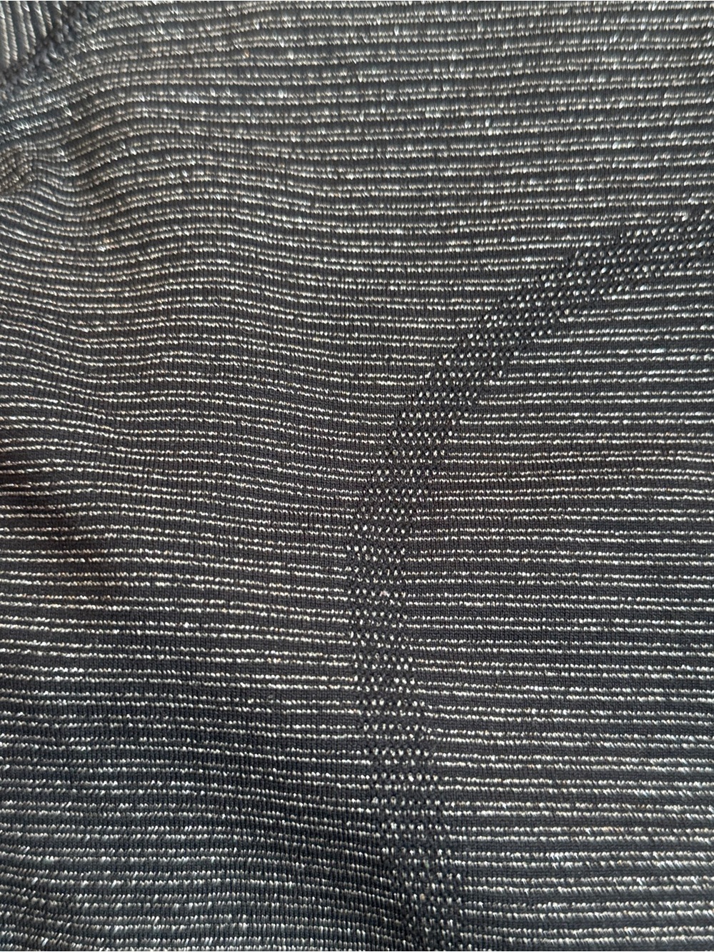 Lululemon Black with Gold Shimmer Long Sleeve Top - Picture 3 of 7